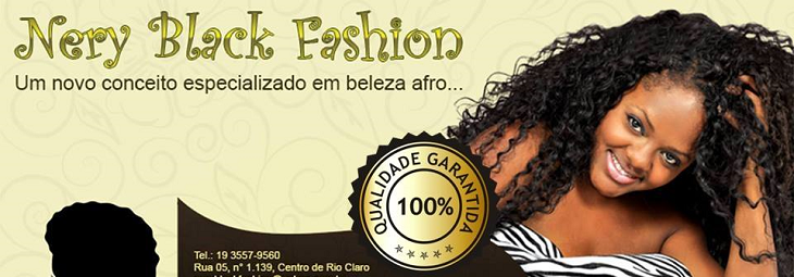Nery Black Fashion para cabelos afro em Rio Claro, SP.