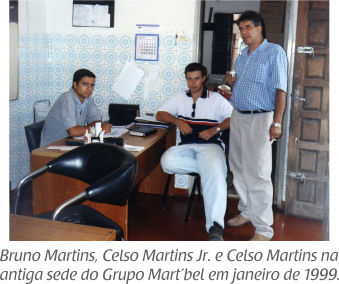 Grupo Mart'bel em seus primórdios, em 1999.