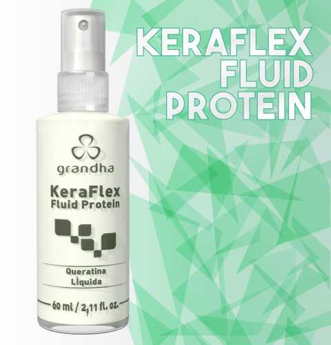 Keraflex Fluid Protein. Queratina líquida com poder reconstrutor para o seu cabelo.