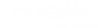Logotipo da Melk Cosméticos, indústria cosmética do Grupo Mart'bel.