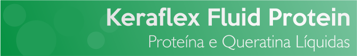 Keraflex Fluid Protein é um finalizador da Grandha com proteína e queratina líquida para cabelos quebradiços.
