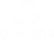 Logotipo comemorativo da Grandha, edição de 20 anos, todo branco.