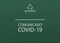 Comunicado Grandha sobre a pandemia de coronavírus (Covid-19).