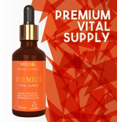 Premium Vital Supply Mix Oil Coconut & Argan Grandha.